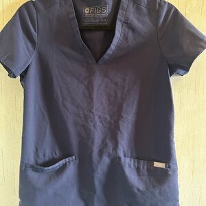 Figs navy blue scrub set
